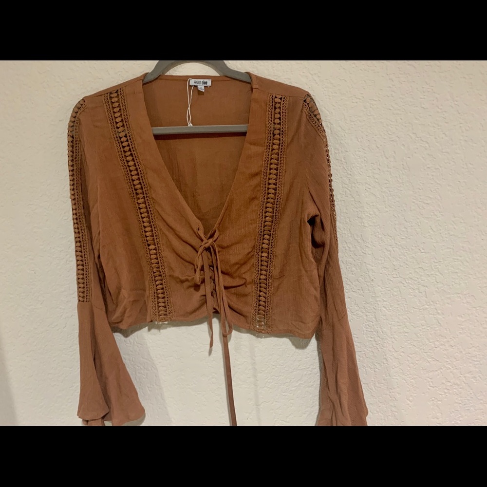 Long sleeve/ bell sleeve top